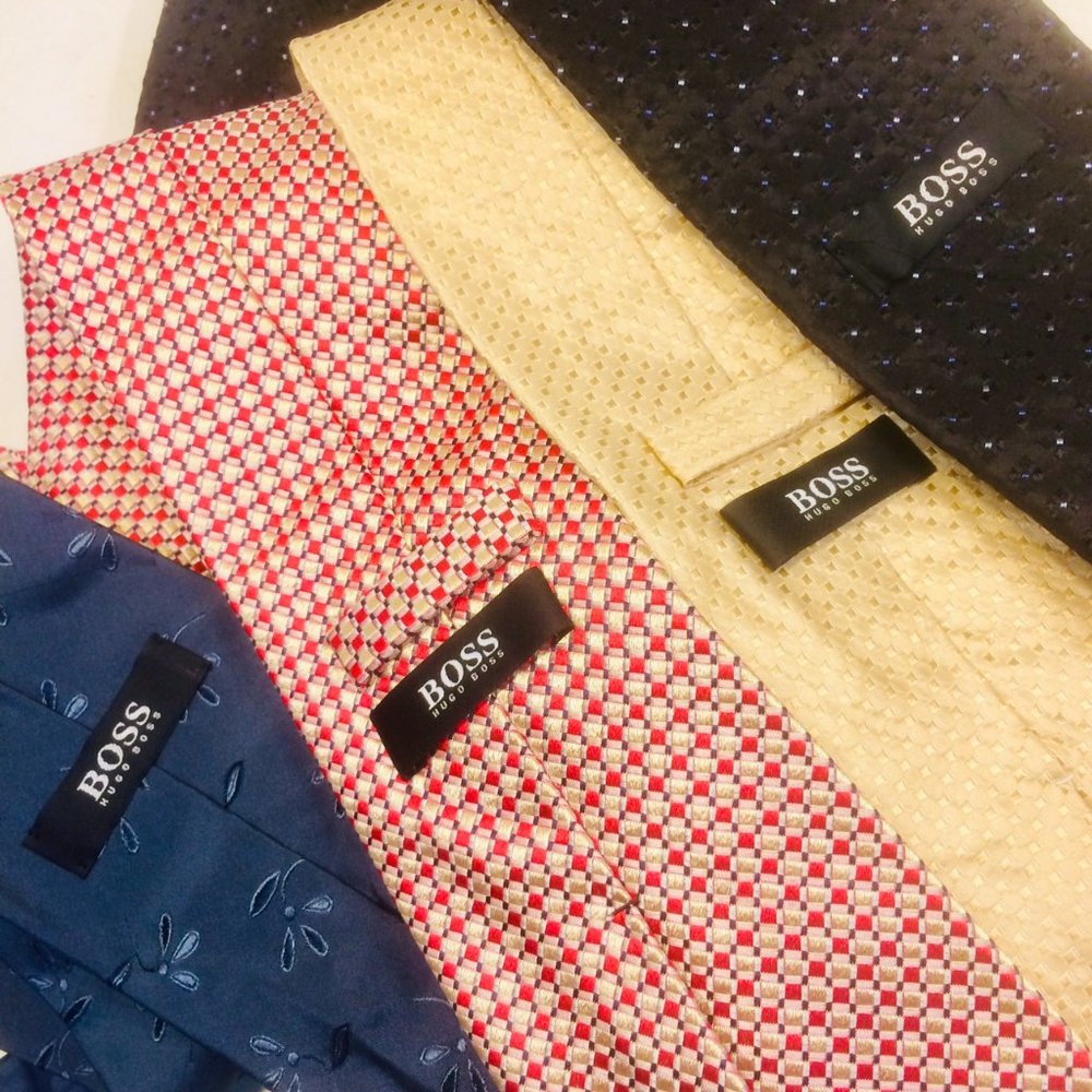 Hugo Boss Textured Silk Ties